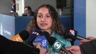 La nadadora uruguaya Hanna Arias recibe el pabellón y apunta a los Juegos Paralímpicos