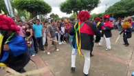 Con combates y danza mantienen viva centenaria tradición en honor a Santa Ana en Nicaragua