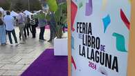 Sabina Urraca, Carla Antonelli y Eugenia Tenenbaum, en la Feria del Libro de La Laguna