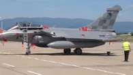 Presentación de los nuevos cazas Dassault Rafale F3-R en el aeropuerto Franjo Tudman de Zagreb