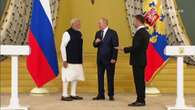 El presidente ruso condecora a Modi con la orden de San Andrés, la más alta distinción de Rusia