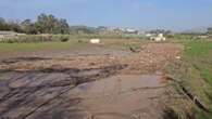 El desbordamiento del río Vélez deja zonas de cultivo anegadas