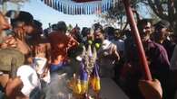 Festival hindú de domina de toros se celebra en Birmania