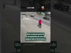 Livramento: Idoso de 74 anos escapa por centímetros de carro desgovernado no Rio