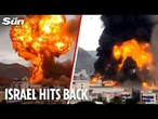 Dramatic moment Israeli warplanes blast Yemeni capital after Houthi missile attack