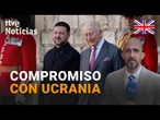 REINO UNIDO: El REY CARLOS III recibe a ZELENSKI en WINDSOR antes de la COALICIÓN DE VOLUNTARIOS