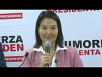 Peru se aproxima do 'caminho da ordem da esperança', diz Keiko Fujimori após vitória | AFP