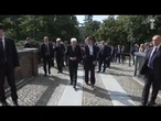 Mattarella visita la mostra "Pavia 1525 le arti del rinascimento e gli arazzi della battaglia"