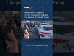 Los Angeles teve no domingo (8) mais um dia de protestos : Cam Higby/Today is America