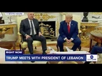 President Trump meets with president of Lebanon in the Oval Office: LIVE