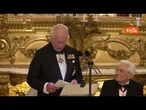 L'omaggio in italiano di Re Carlo a Mattarella: "Per la stima e l'affetto di cui gode"