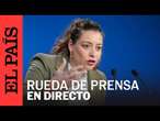 DIRECTO | La vicesecretaria de Sanidad del PP Ester Muñoz comparece en rueda de prensa | EL PAÍS