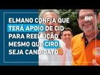 Elmano de Freitas confia que terá apoio de Cid Gomes para reeleição mesmo que Ciro seja candidato