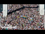 Tens of thousands march against Hungary's government for LGBT rights