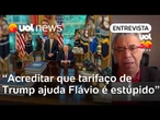 Tarifa de Trump ajudar Flávio Bolsonaro nas eleições é estúpido e não tem relevância, diz Canuto