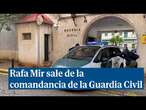 Salida de Rafa Mir de la Comandancia de la Guardia Civil