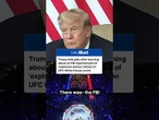 Trump jokes about FBI thwarted plot planned to target UFC White House event