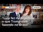 Lula tem posicionamento discutível sobre posts de Trump em apoio a Bolsonaro, analisa Josias