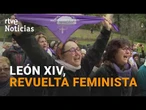 Las MUJERES reclaman al papa LEÓN XIV más igualdad |RTVE Noticias