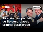 Tarcísio usa boneco de Jair Bolsonaro em SP após original estar preso e tóxico | Leonardo Sakamoto