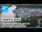 Tempête Boris : les habitants du sud de la Pologne sous l'eau • FRANCE 24