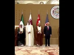 Pres. Trump poses with Gulf leaders ahead of the GCC summit in Saudi Arabia #news #donaldtrump