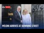 BREAKING: Keir Starmer and Giorgia Meloni meet at No 10 for bilateral meeting