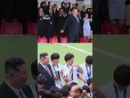 Kim Jong Un meets women's soccer champions