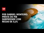 Análise: Prévia do PIB surpreende com recuo de 0,1% | CNN NOVO DIA