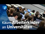 Ungleiche Chancen: Nur etwa ein Viertel der Arbeiterkinder studiert