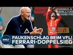 WELT-SPORT: Trainer-Schock beim VfL - Ferrari-Doppelsieg und Verstappens überraschender Podiumsplatz