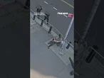 Officers TACKLE 'anti-American' suspect after firebombing at federal building #shorts