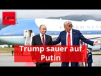Trump sauer nach neuem Putin-Gespräch: "Und dann wird eine Bombe nach Kiew geschickt"