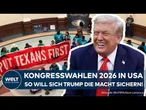 USA: Trump will Mehrheit absichern! Texas beschließt jetzt umstrittene Wahlkreisreform