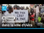 RD Congo : manifestations et affrontements dans la ville d'Uvira • FRANCE 24