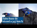 Así ha sido este salto base de récord: a 347 km/h e imágenes espectaculares