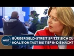 BERLIN: Bürgergeld-Streit spitzt sich zu - Koalitionsausschuss vertagt Entscheidung