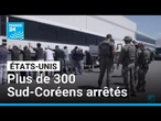 États-Unis : plus de 300 Sud-Coréens arrêtés lors d'un raid dans une usine • FRANCE 24