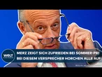 SOMMER-PK: Friedrich Merz räumt Fehler ein! Plötzlich lässt ein AfD-Versprecher aufhorchen