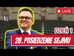 28 posiedzenie Sejmu RP dzień pierwszy 5.02.2025 - Transmisja na ŻYWO z obrad Sejmu