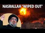 Hezbollah boss Hassan Nasrallah KILLED in massive missile blitz on Beirut terror HQ, Israel says