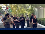 Suspect allegedly sets off 'incendiary device' outside NYC federal building