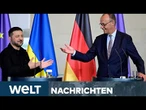PUTINS KRIEG: Friedrich Merz und Selenskyj - Klare Ansage an Trump und Putin | WELT LIVESTREAM