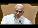 Pope Leo calls for 'disarming' of AI