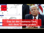 Messen Sie sich selbst! Das ist der Demenz-Test, mit dem Trump prahlt