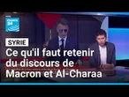 Macron en Syrie : ce qu’il faut retenir de la conférence de presse avec Al-Charaa • FRANCE 24