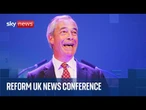 Nigel Farage makes announcement in Scotland | Watch in full