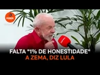 Lula diz que falta “1% de honestidade” a Zema para reconhecer repasses de dinheiro a MG