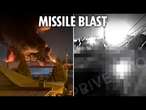 Ukraine's Neptune missile strikes major Russian drone depot sparking explosion and huge fireball