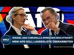NORDRHEIN-WESTFALEN: Weidel und Chrupalla ziehen Notbremse! AfD-Spitze fordert neue Landesliste